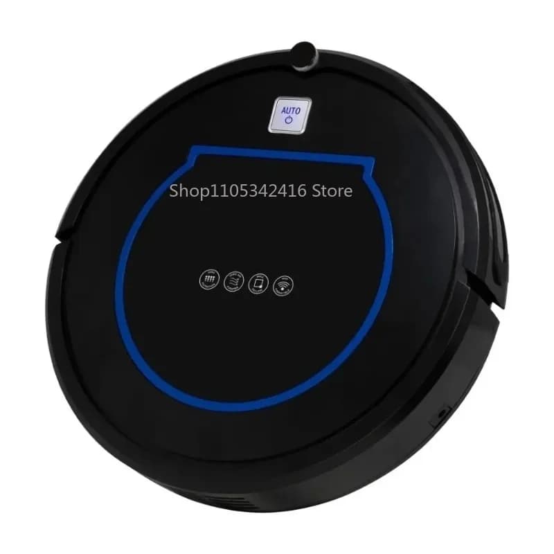 Robot Aspirapolvere Intelligente Pro con Tecnologia Ionica Pure Air, Modello Nero e Blu RVC 47730 BK per la Pulizia Domestica