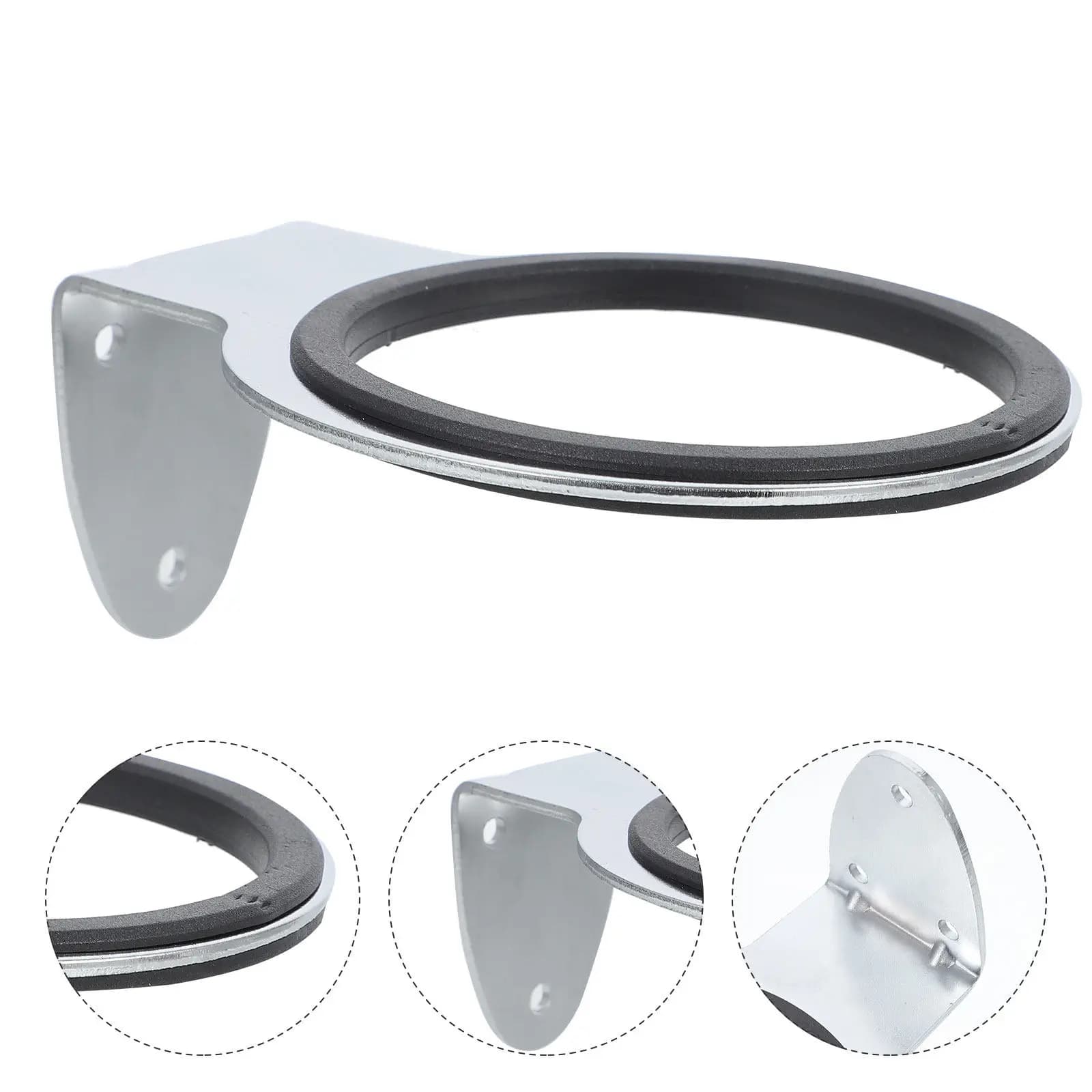 Supporto da Parete per Asciugacapelli in Acciaio Inox, 1 Pezzo, per Salone, Barbiere, Hotel, Bagno
