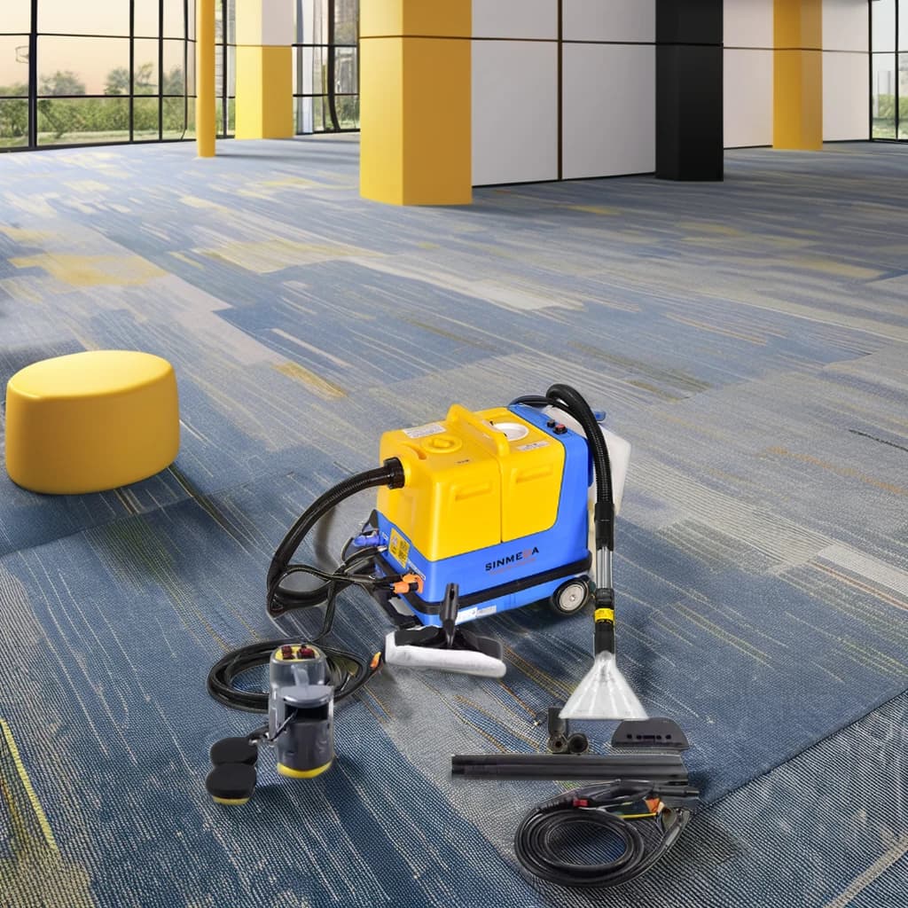 Nuova Pulitrice a Vapore Industriale per Tappetini Auto, Divani e Pulizia Tappeti, Macchina Lavatappeti in Plastica con Componente Motore Centrale