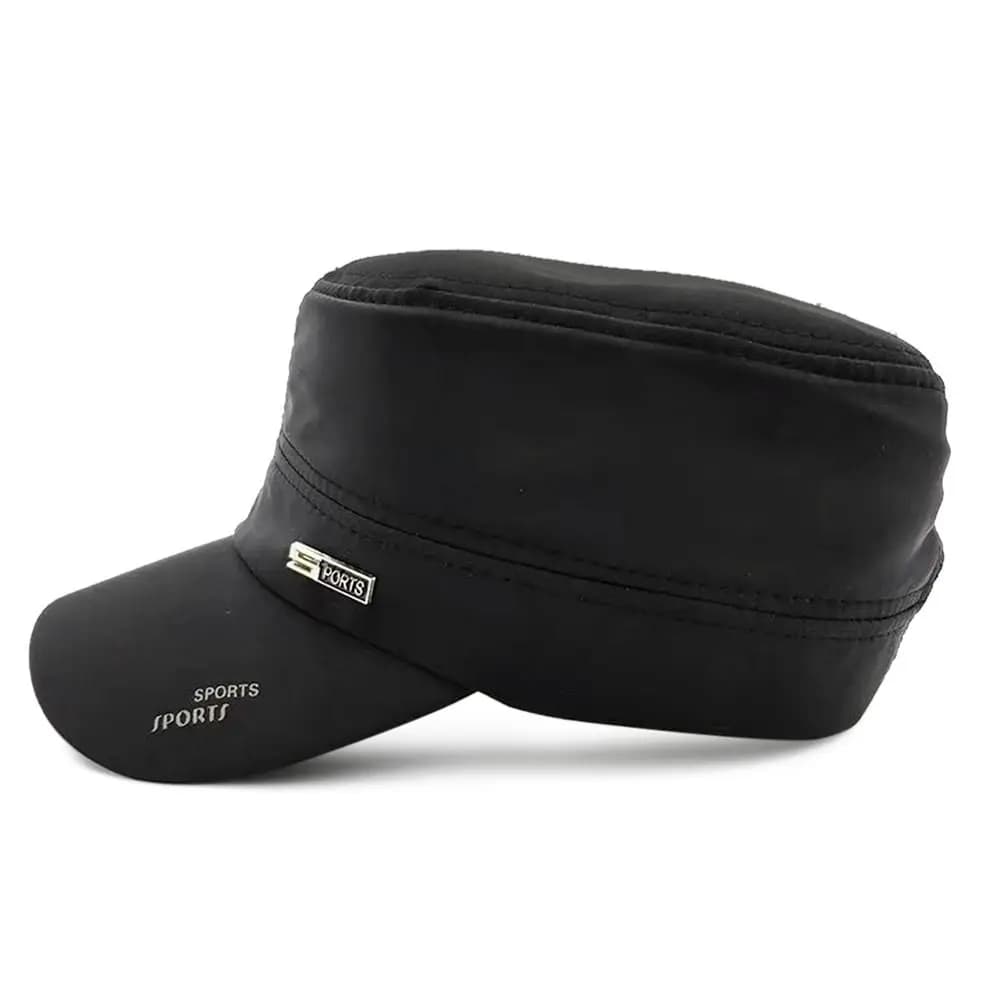 Cappello da Baseball alla Moda con Protezione Solare, Regolabile e Traspirante, Cappello da Sole per Esterni, Casual, con Visiera Piatta per Uomo