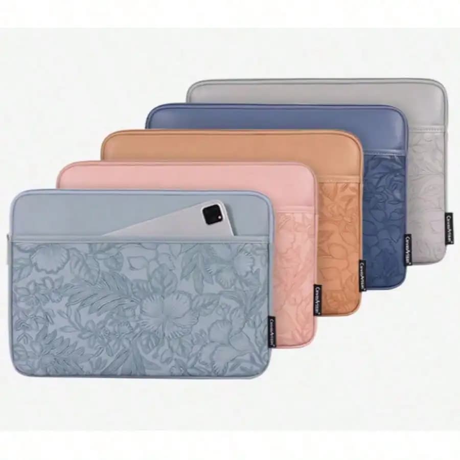 Borsa per laptop in PU impermeabile, antiurto, per Matebook Basics, custodia/borsa a tracolla per laptop/tablet