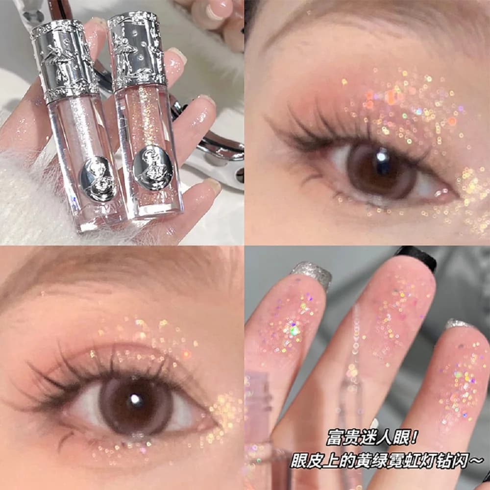Sparkling Fluid Umbrella Glittered Umbrella Glitter-Spilling Liquid Umbrella Ideal Birthday Gift for Woman Girl