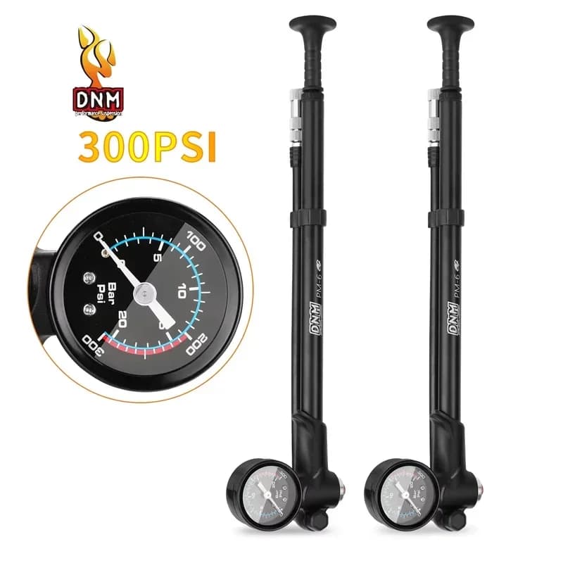DNM Bicicletta Pompa di Aria Portatile 300PSI Per Ammortizzatore Ad Aria Della Bici Forcella Anteriore Pneumatico Della Bicicletta Mini Pompa Accessori Per Biciclette