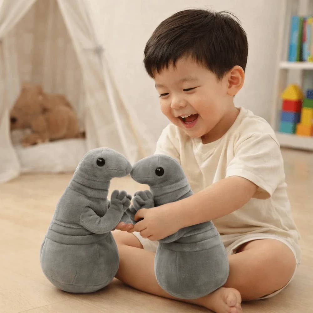 Statua di Zhdun in Peluche Morbido, Bambola di Peluche Zhdun 20cm/35cm/45cm, Statua di Zhdun Russo in Peluche, Giocattolo Mostro di Peluche, Cuscino per il Sonno del Bambino