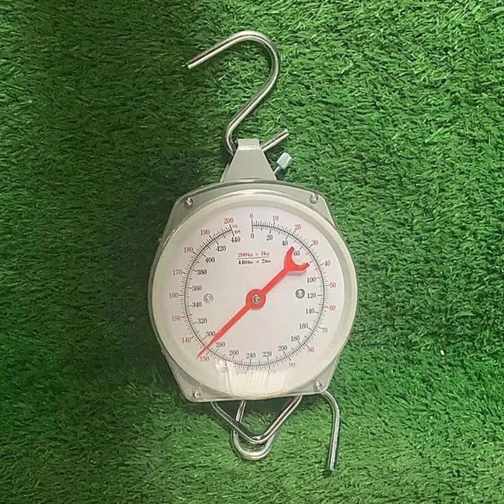Accurate Measurement Mechanical Hanging Scales Portable with Hanging Hook Luggage Scale Impact Resistant Big Clear Dial