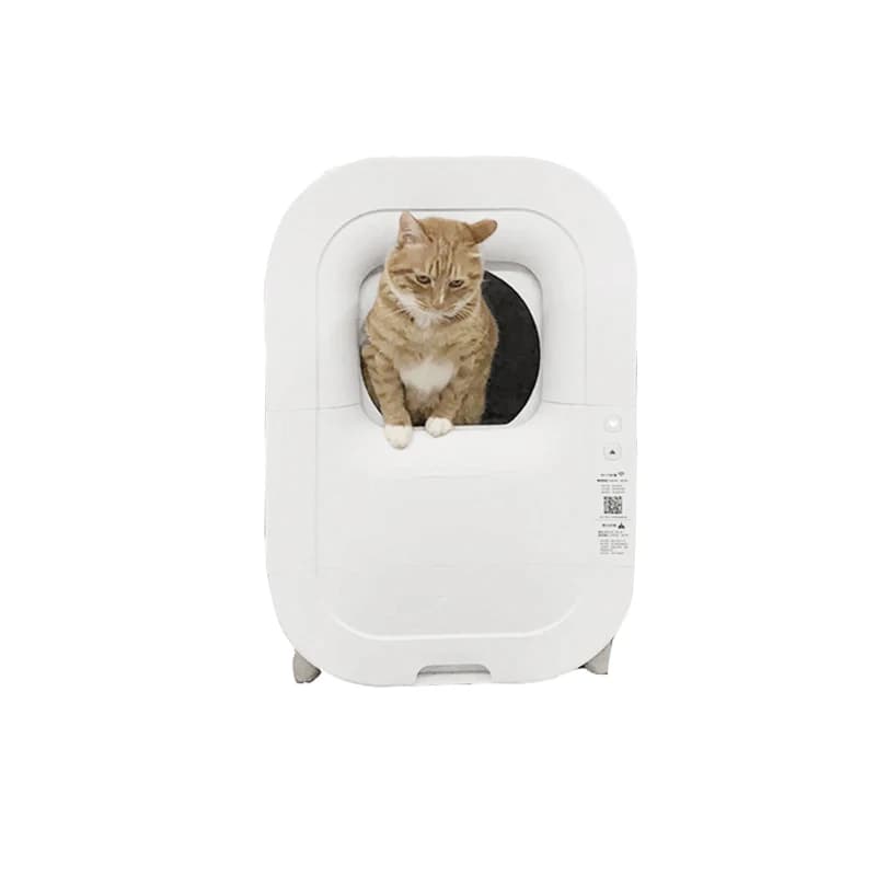 Toilette per gatti autopulente automatica intelligente Lettiera per gatti sicura e silenziosa di lusso con ampio spazio chiuso con deodorizzazione