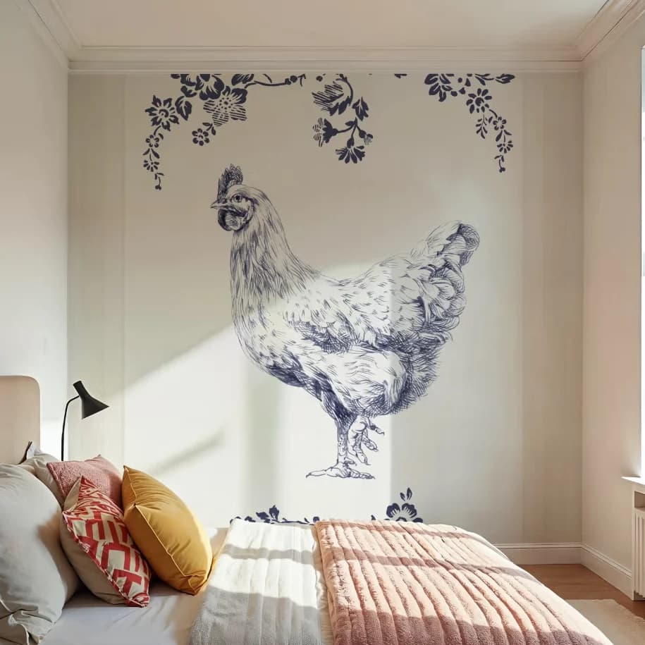 Custom 3D Parade Card with Animal Drawings, Bell, Cherry and Horse, Wall Decoration in Style Carton