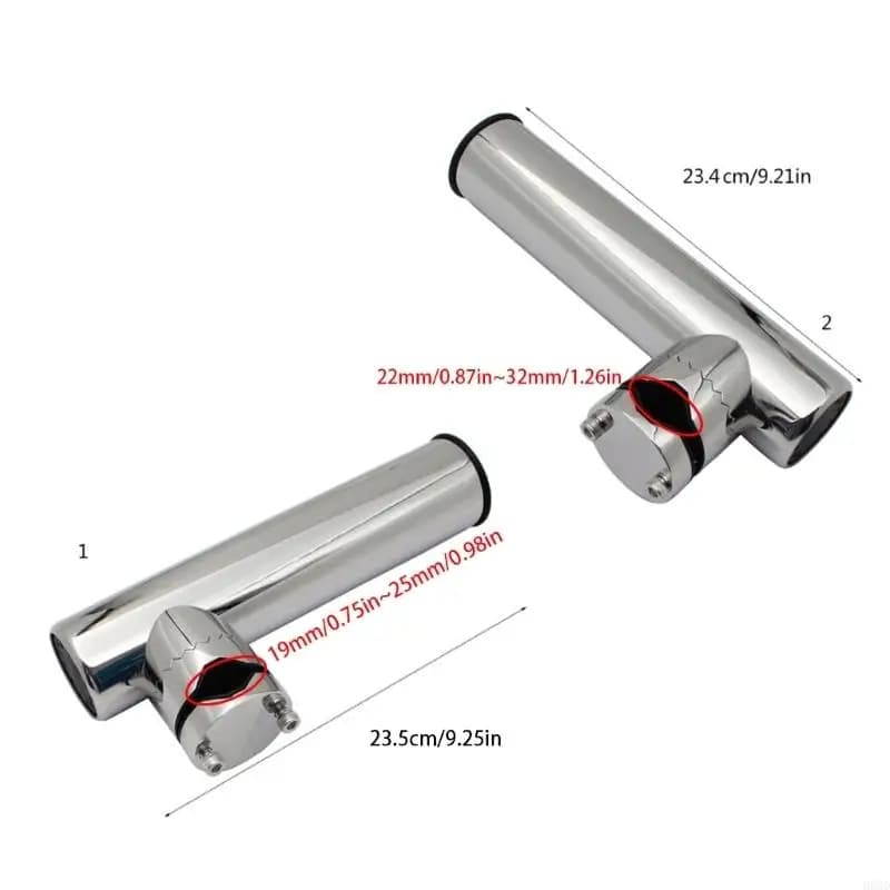 Stainless Fishing Rod Holder Marine Fishing Rod Holder Clamps on Adjusted Rod Holder on Mounting for Boats