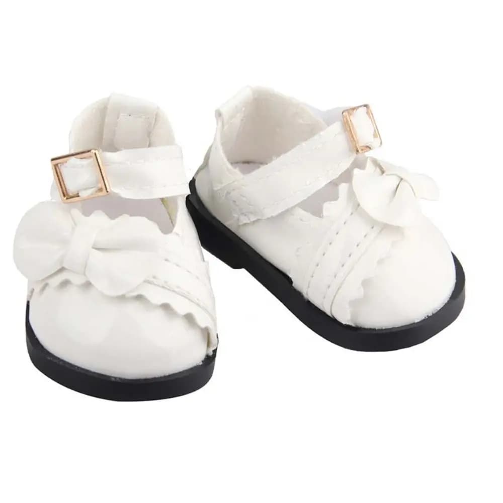 Decoration PU Leather PU Leather Bow Shoes Shoes Boots Shoes Leather Shoes Cute 1 Pair Shoes Boots Clay