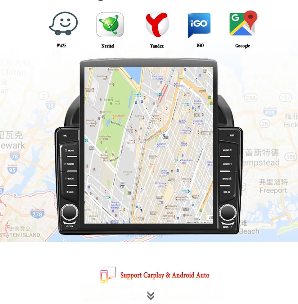 8G+128G Android 14 For Kia Carnival 2006 - 2014 Car Radio Audio Multimedia Stereo PC Tablet GPS Monitor DVD Carplay Auto