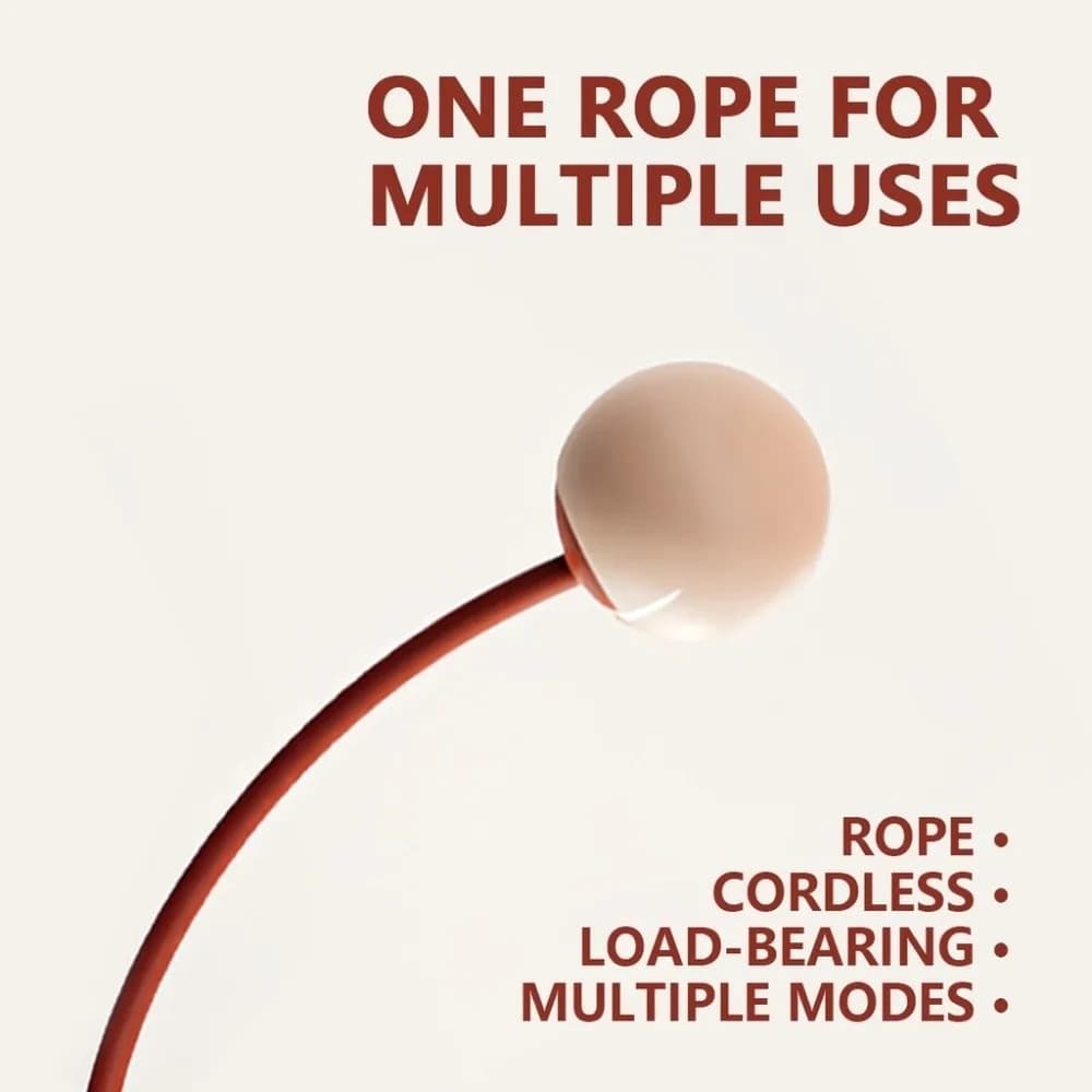 with Counter Cordless Counting Skipping Rope Portable Anti-slip Jump Rope with Calorie Counter Durable Adjustable Skipping Ropes