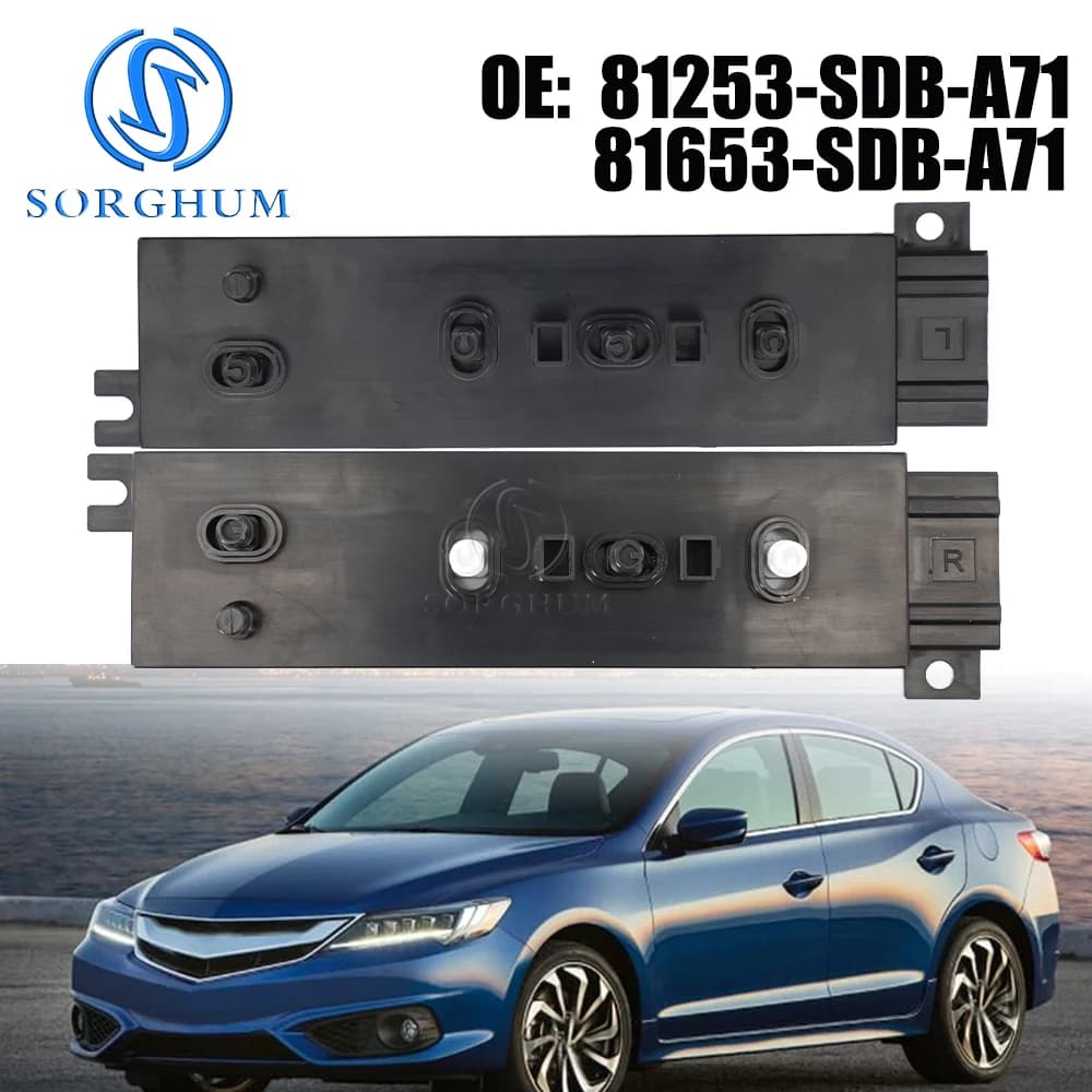 SORGHUM LHD Car Power Seat Control Switch For Honda Accord Acura 2003-2017 Seat Adjustment Switch 81253-SDB-A71 81653-SDB-A71