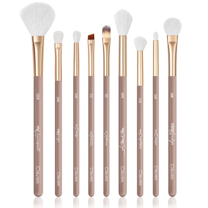 Clavier 9/5 pieces cosmetic brushes set of soft makeup brushes for foundation powder shading brush for makeup tools beauty