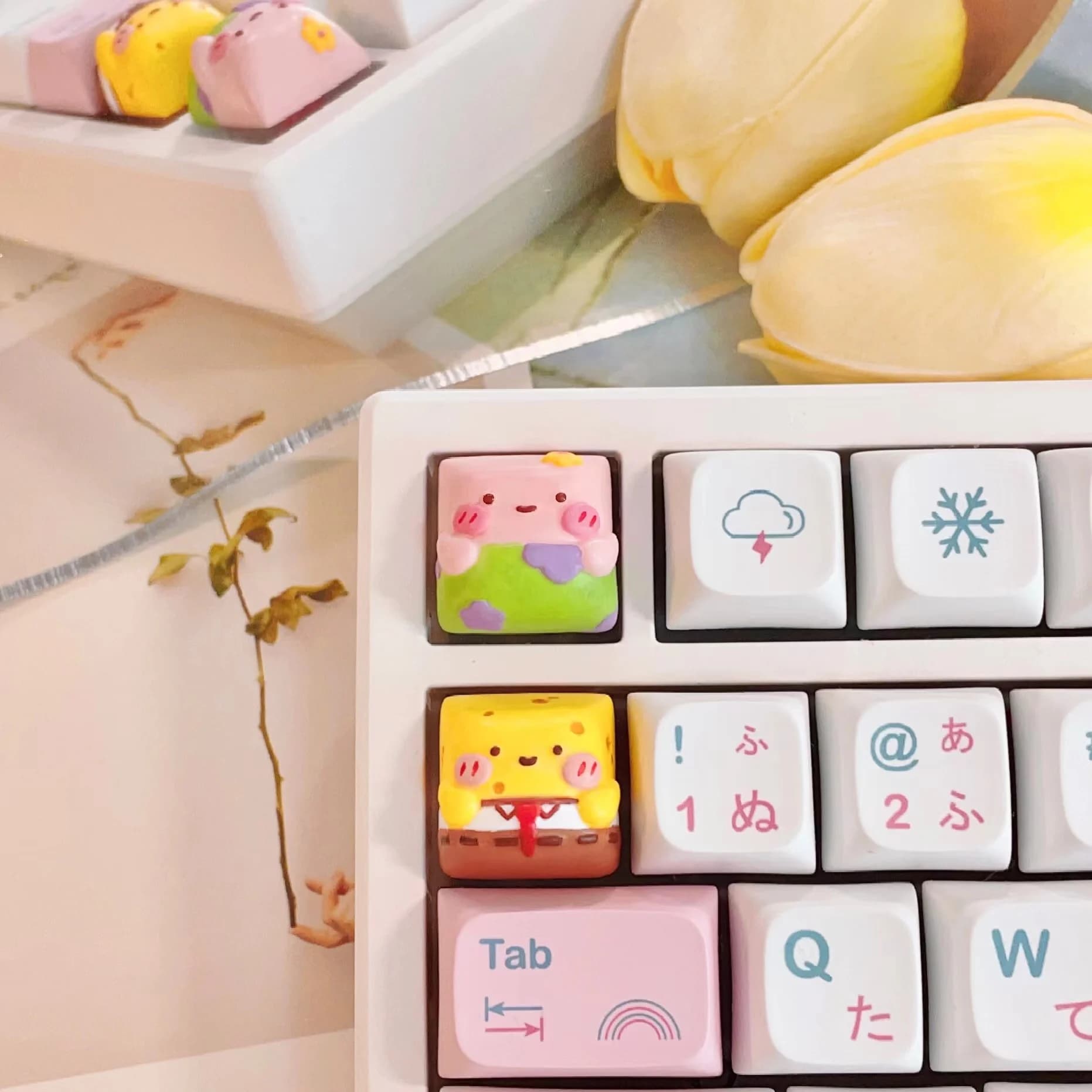 Tastiera meccanica Keycap Kawaii Anime per tastiera meccanica MX regali unici per gli amici