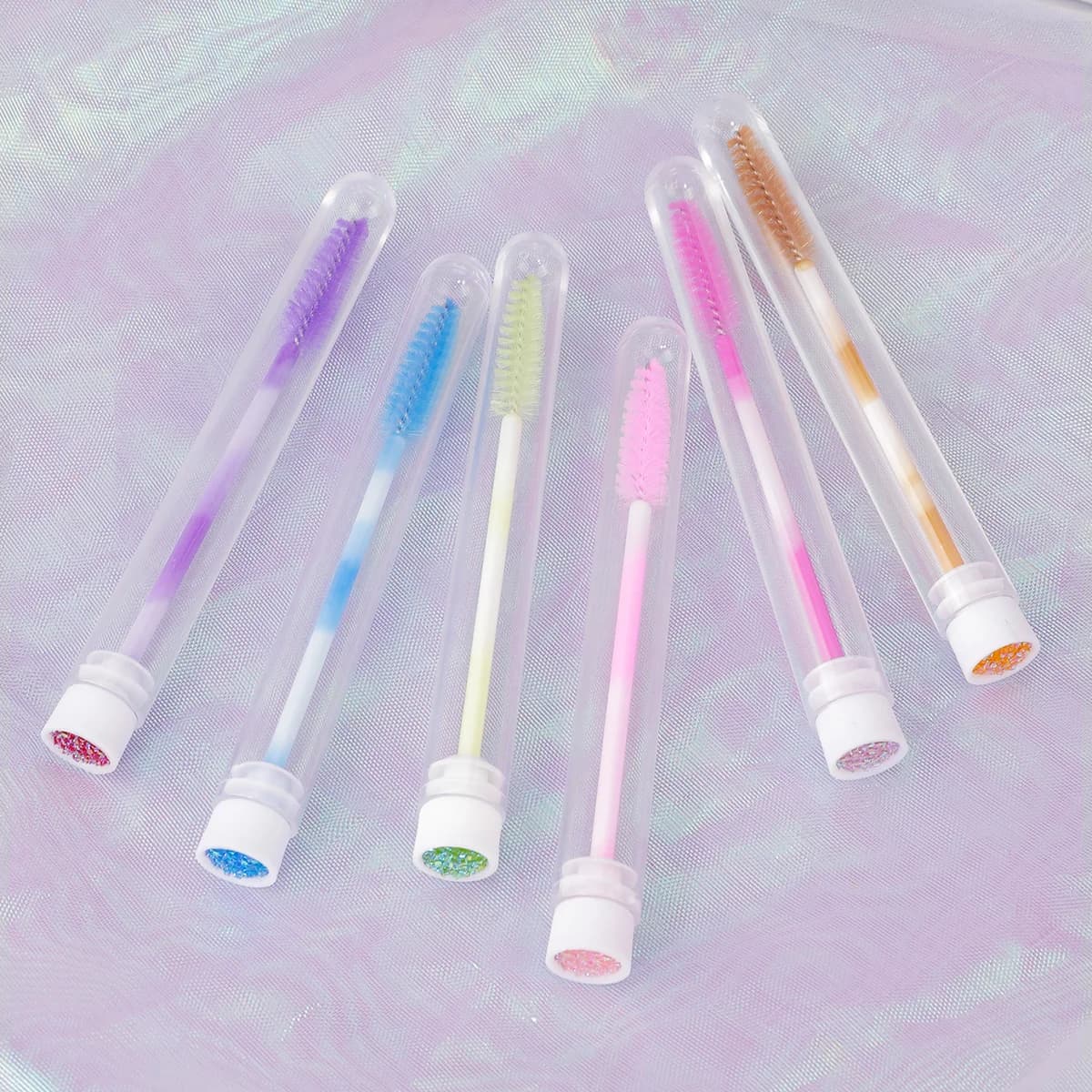 1 pcs eyelash sticks crystal brushes for eyelashes supplies brush for make-up mascara applicator sticks eyebrow eyelashes scrub