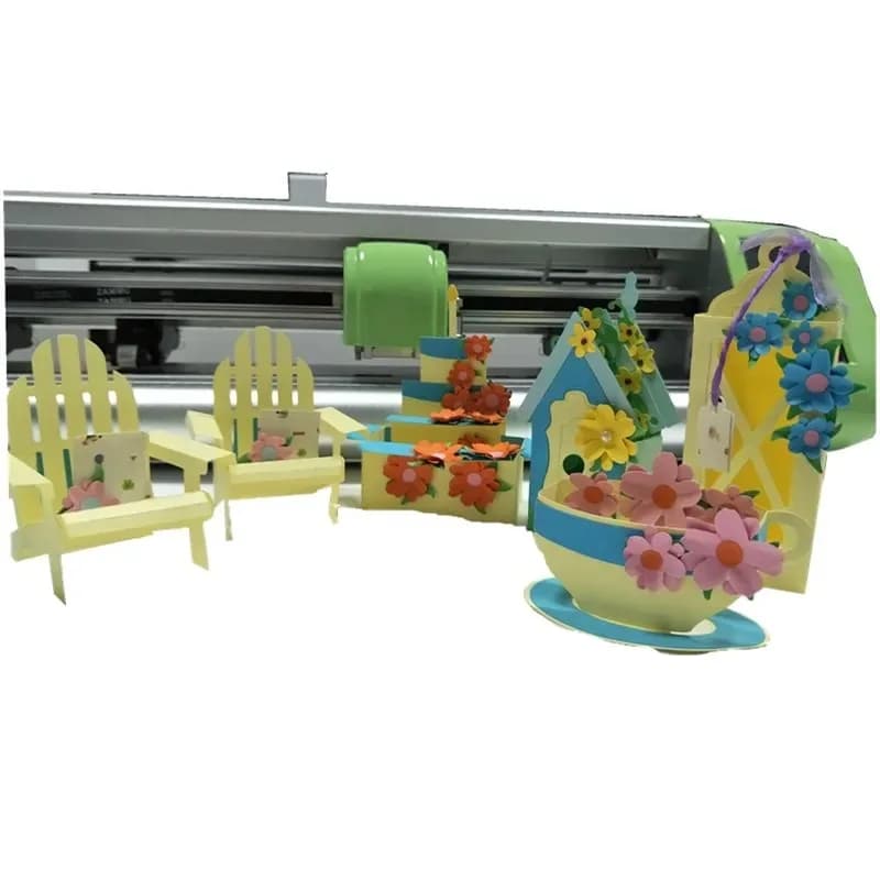 C10 Vinyl Plotter Cutter Equipment Compatible With Design Cutting Software For Shop Use