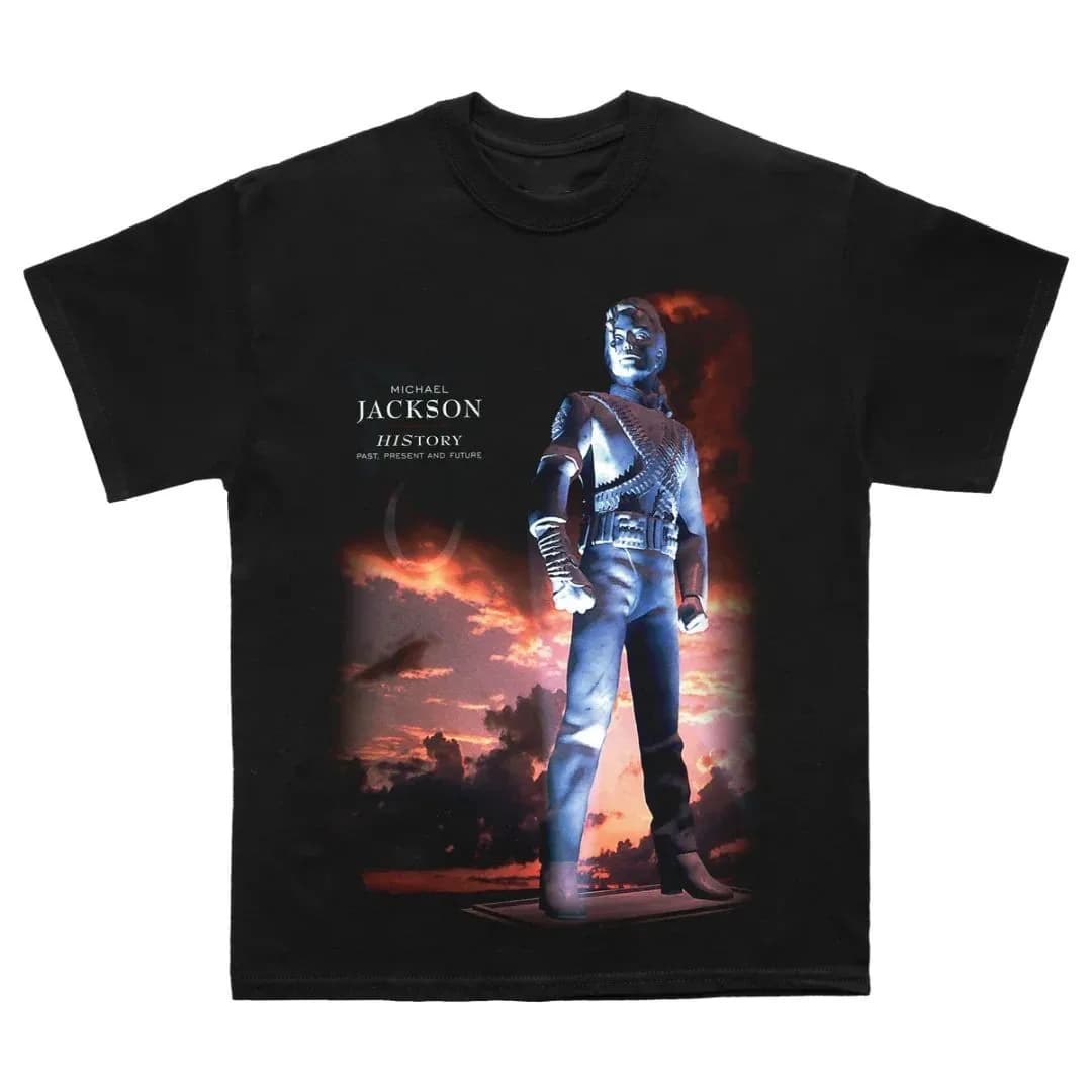 T-shirt Vintage di Michael Jackson, Maglietta Rock Hip Pop, T-shirt Estiva Casual e Comoda, Abbigliamento Sportivo, T-shirt Y2k Unisex
