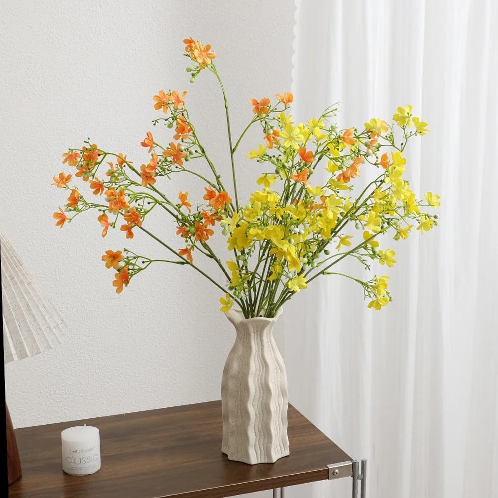 Pink Artificial Baby's Breath Floral Display Decorative Artificial Silk Flowers Simulation Artificial Faux Plants