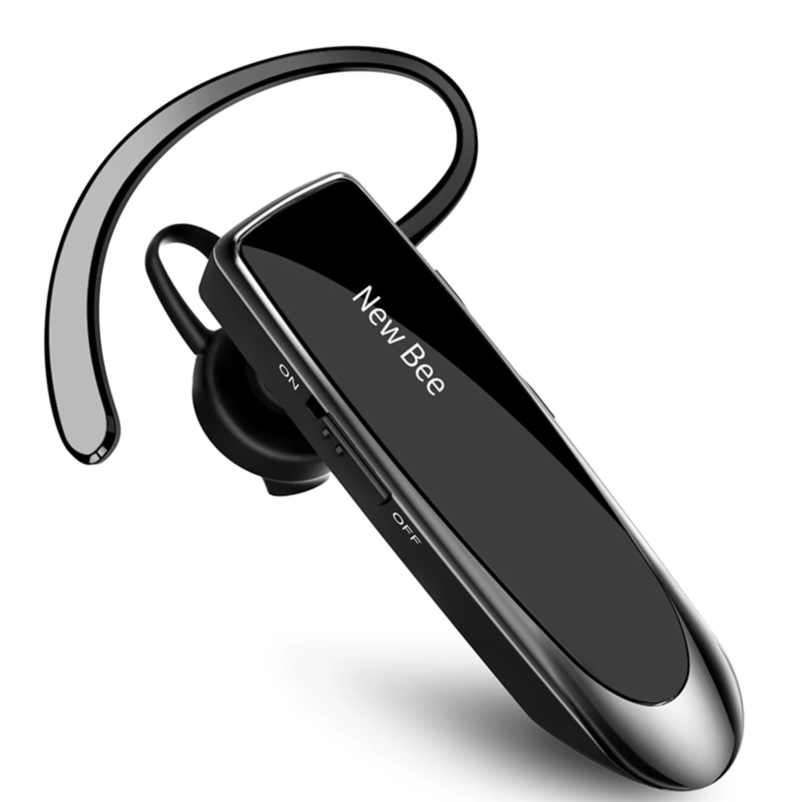 Single Headset Wireless Bluetooth Microphone with Noise Cancellation Sports Headphones Headphones Vibration for Office Driving Trips