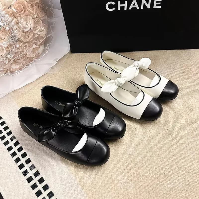 Women's Mary Jane Shoes with Design Butterfly Nut Shoes On Little Deep Women's Shoes Casual Dancers with Soft Outsole