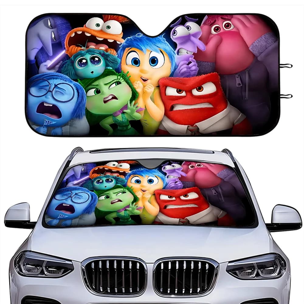 Nuovo regalo del fumetto All'esterno Parasole per auto Rivestimenti per parabrezza anteriore Blocker Protezione automatica Visiera per finestra Uomo Donna SUV Camion