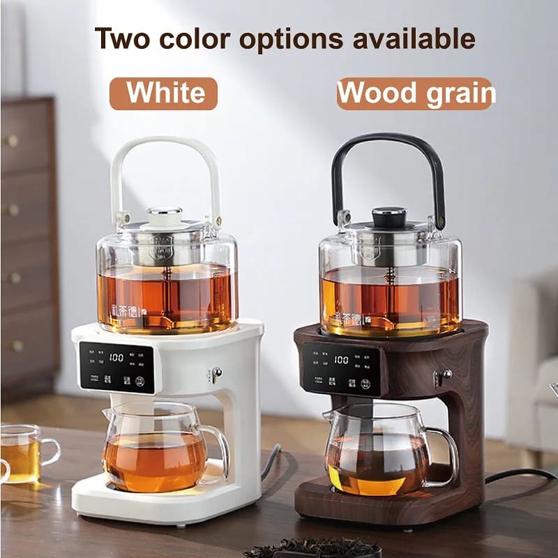 1350W Electric Kettle Office Pure Titanium Steam Tea Kettle Keep Warm Floral Tea Kettle 1L Auto Water Supply Electric Teapot