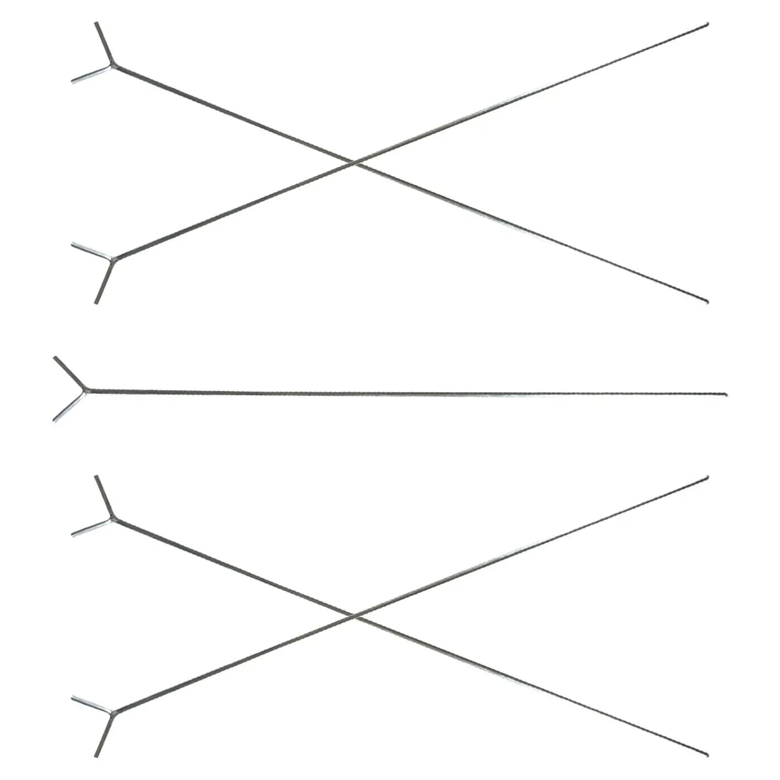 5Pcs High-Hardness Y-Shaped Fishing Pole Bracket Ground Plug Stand Portable Lightweight Throwing Rod Rack for Surf Beach Lake