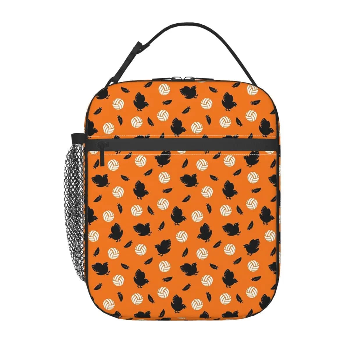 Haikyuu Karasuno Volley Crows Borsa termica per il pranzo per donne Bambini Scatole per alimenti portatili Borsa termica per il pranzo