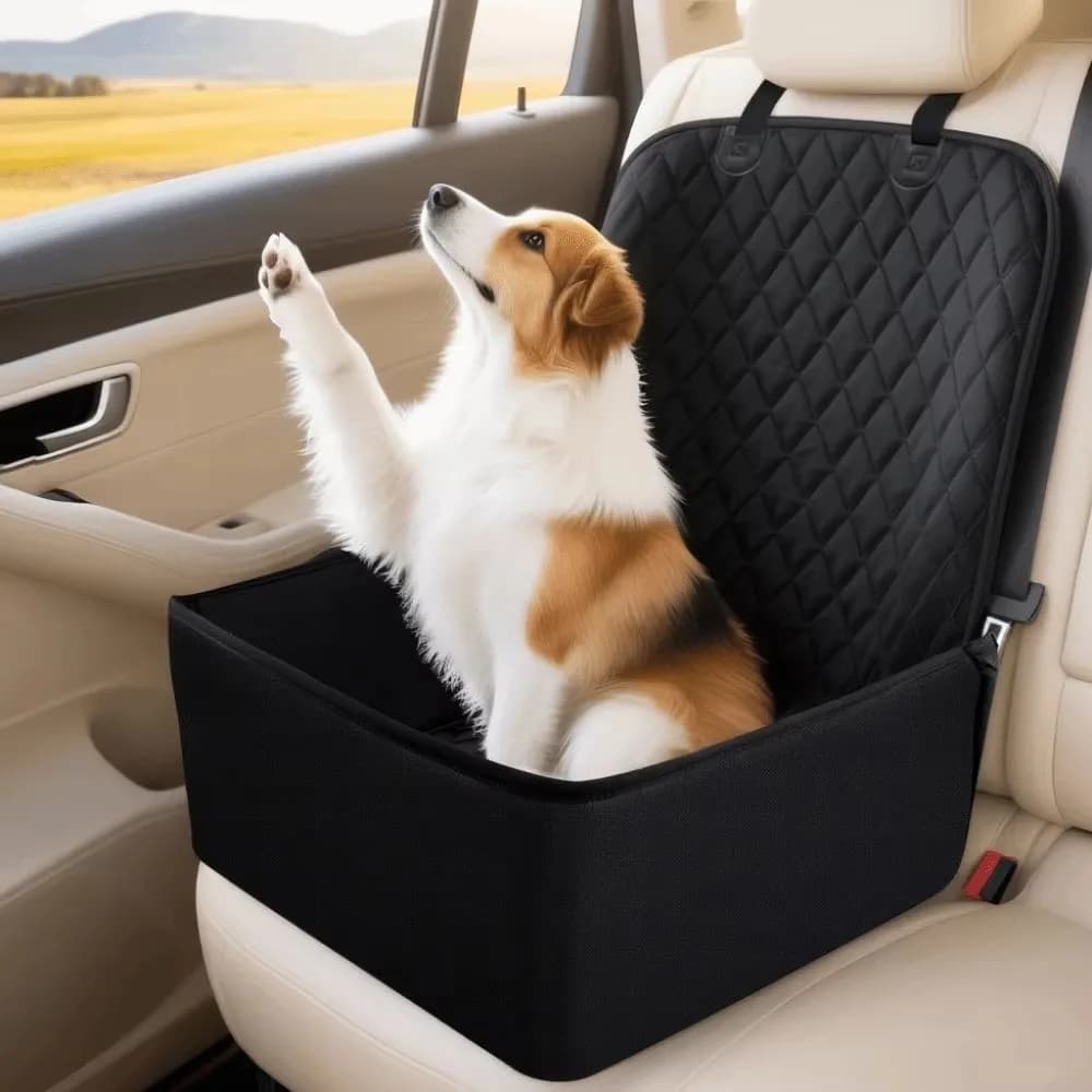 Cestino Portatile da Viaggio per Animali Domestici, Antiscivolo e Antigraffio, Sedile Impermeabile e Resistente per Cani e Gatti