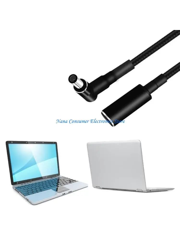 Cavo alimentazione PD maschio G7NE da 100 W USB C a 6,5x4,4 mm per adattatore USB C per notebook portatile