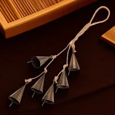 Witch Wind Chime Hanging Bell Ornament for Door Entry Alert Crisp Sound Home Office Bedroom Dining Room Bathroom Decor