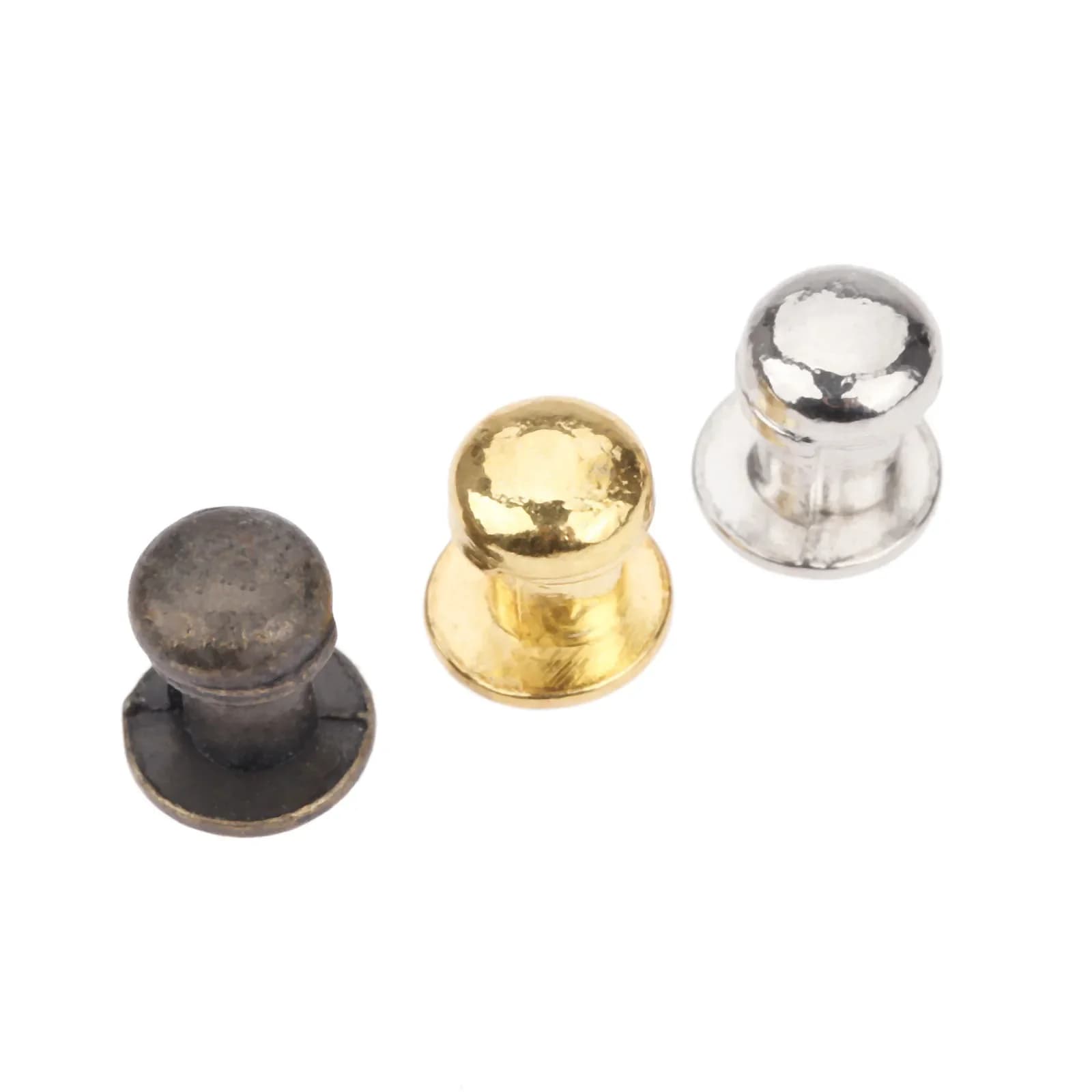 10 pz/lotto Mini Manopole Piccole Maniglie 7mm * 10mm Tirare Bronzo Antico/Argento/Oro Gioielli Scatola di Legno Cassetto Cabinet Hardware w/vite