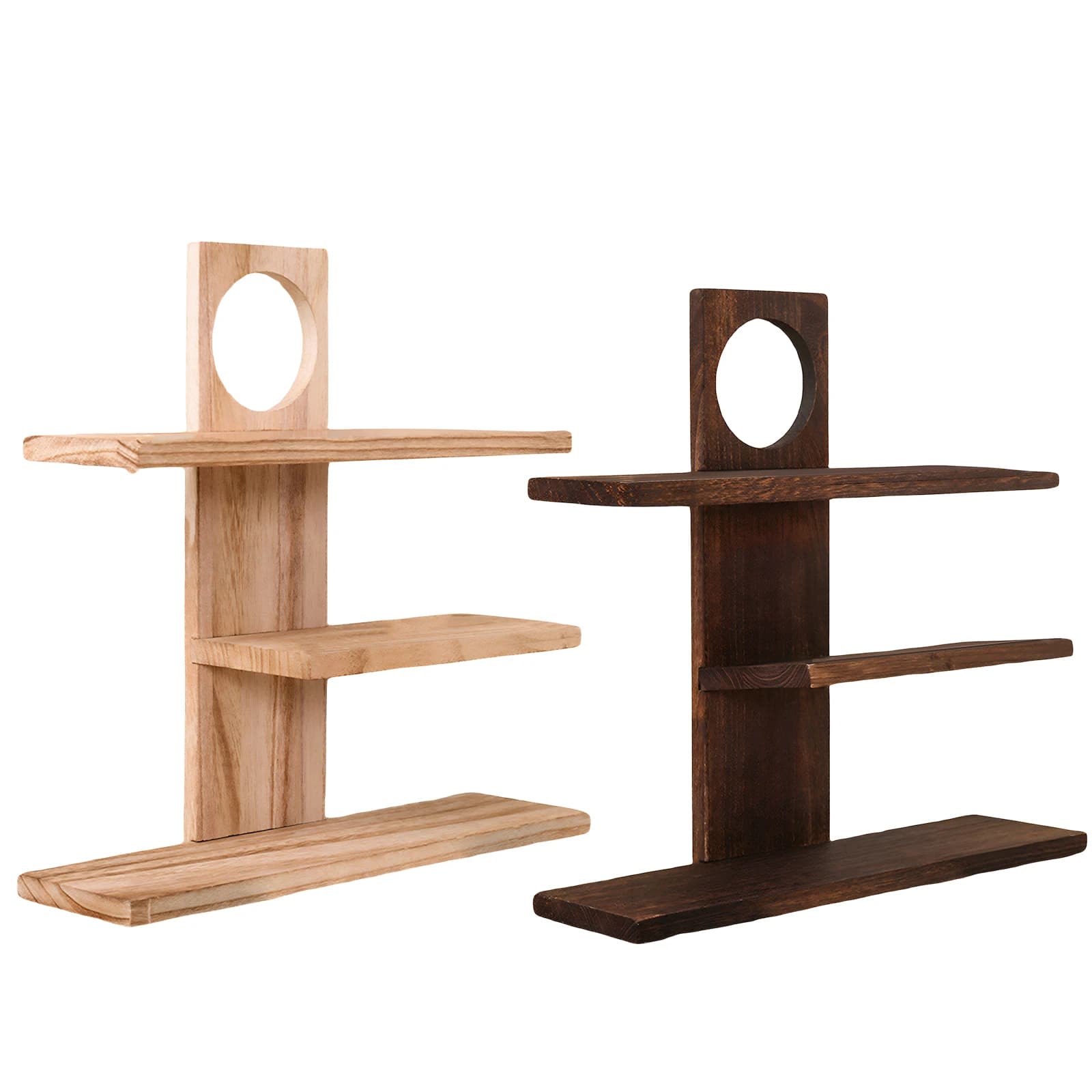 Organizzatore da Scrivania in Legno a 3 Livelli, Espositore da Tavolo per Soggiorno, Camera da Letto, Cucina, Ufficio