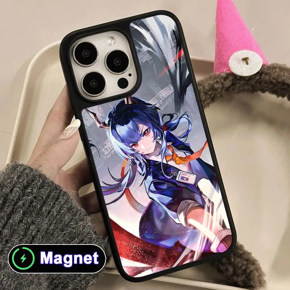 Arknights Chen Phone Case for iPhone 18 17 16 15 14 13 12 11 Air Pro Max Plus Matte Surface Magnet Cover