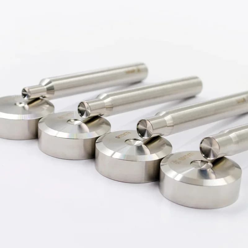 Strumento di installazione per rivetti con stampo per occhielli metallici, installazione comoda e facile da installare, per occhielli per rivetti a doppia presa a scatto fai-da-te