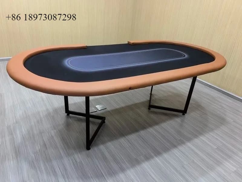 Tavolo da poker Texas Set completo di tavolo da poker con tuta da scacchiera De Pu con coperchio