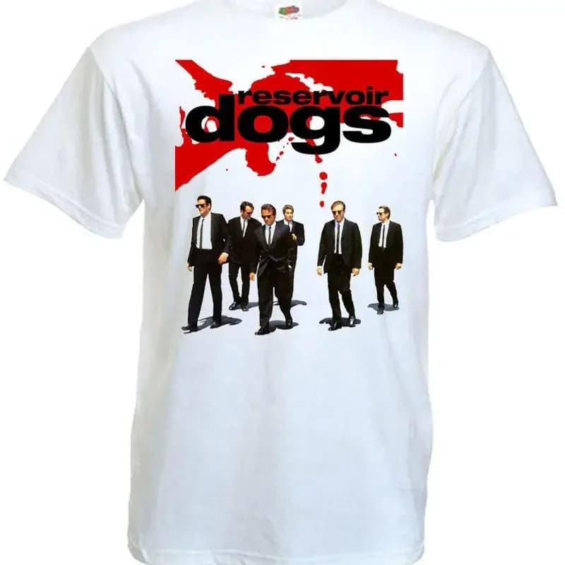 RESERVOIR DOGS Poster del film T-shirt bianca tutte le taglie