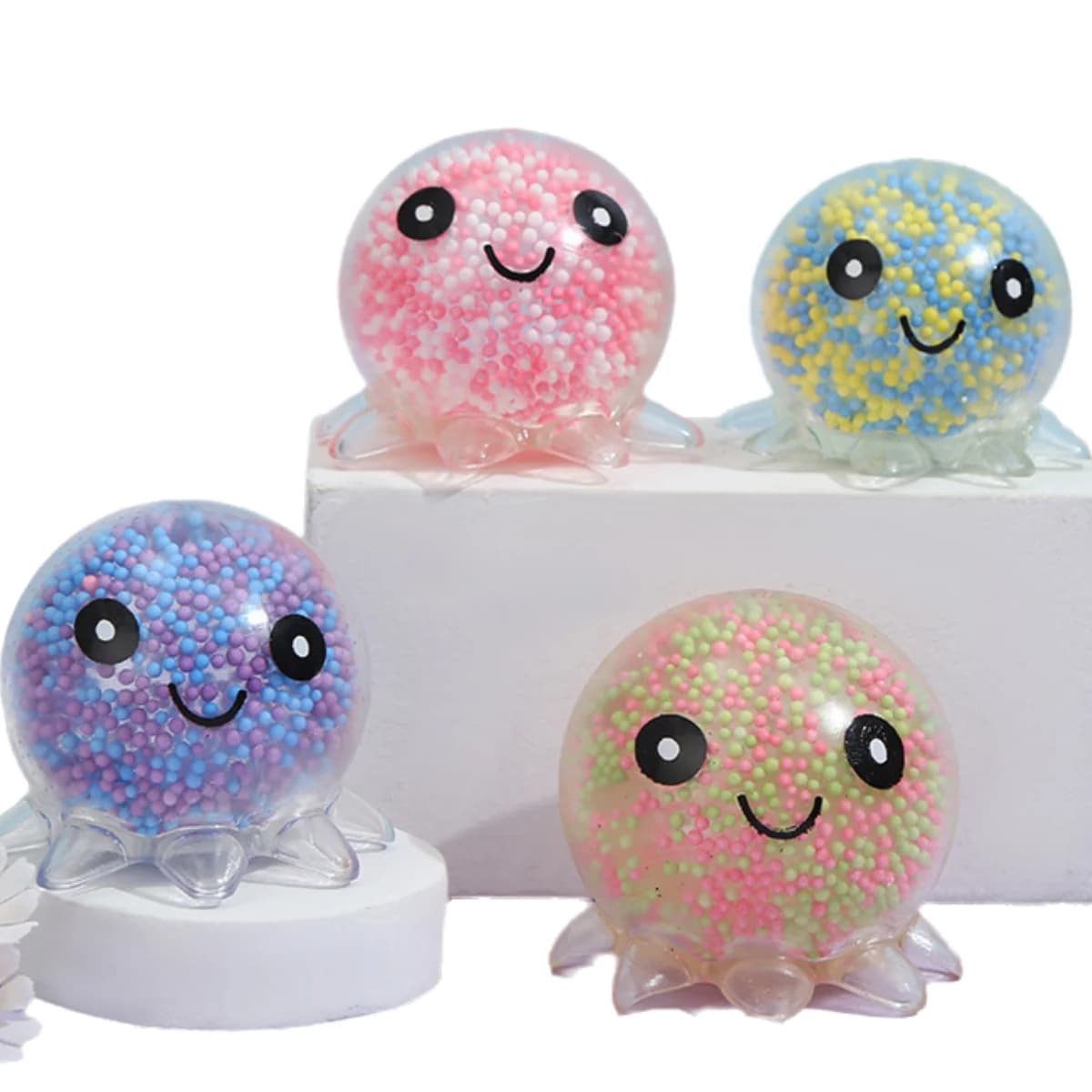 Nuovi Mochi Squishies Kawaii, Giocattoli Antistress per Bambini, Palline da Spremere, Gadget per Feste, Giocattoli Antistress per Compleanno