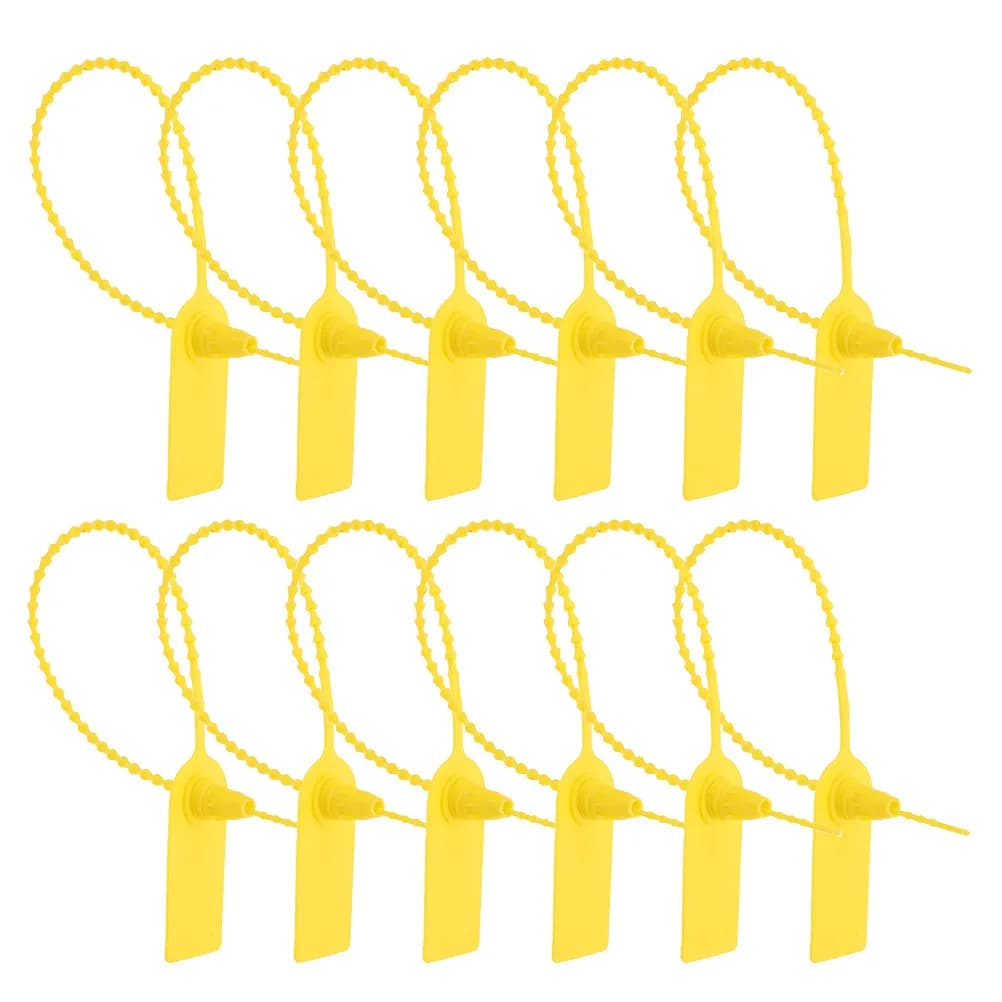 50pcs Waterproof Labels Plastic Shipping Writable Hanging For Logistics Luggage Inventory Cable Tie Reusable Self Locking Seal