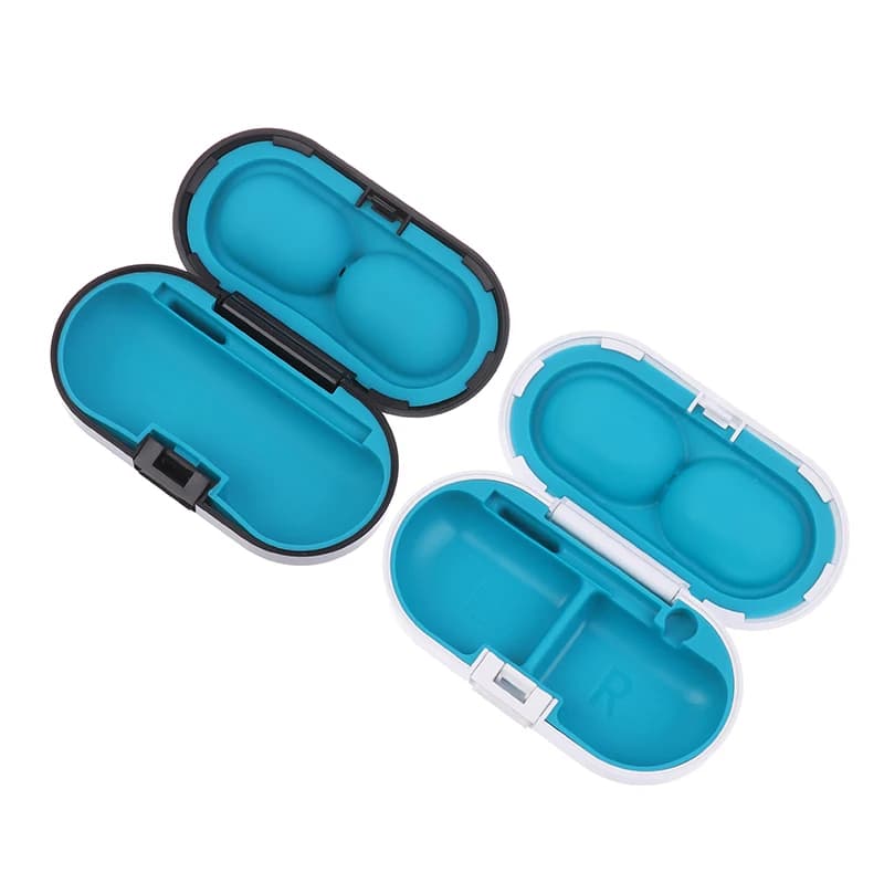 Hearing Aid Case Portable Hearing Aid Hard Protective Hard Storage Box Organizer For Sound Amplifier Hearing Aid Accessories