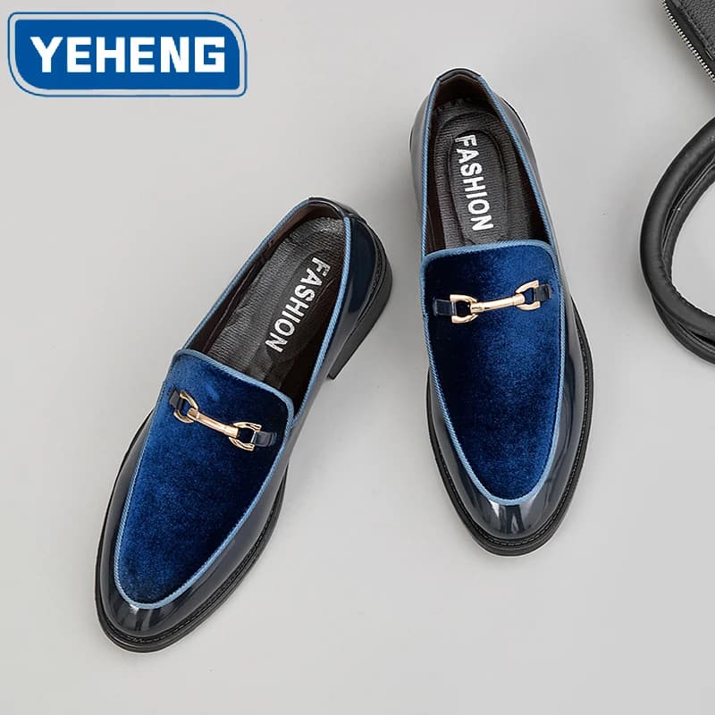 Original Men Dress Shoes Shadow Patent Leather Luxury Designer Fashion Groom Wedding Shoes Men Luxury italian style Oxford Shoes