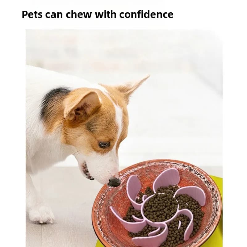 Ciotola per Animali Domestici con Ventosa Potente, Alimentazione Lenta Anti-Soffocamento, Comoda e Facile da Pulire, Prolunga il Tempo di Mangiamento per Cani, Accessori per Animali