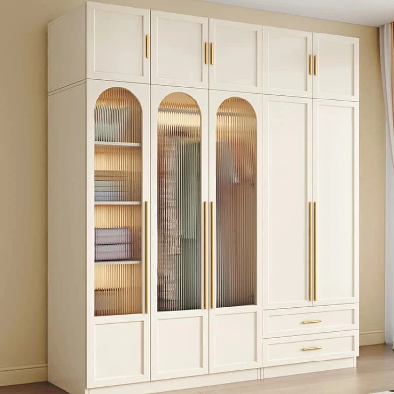 Storage Shelve Wardrobe Nordic Doors Modern Living Room Closet Wardrobes Cabinet Shelf Armadio Camera Da Letto Bedroom Furniture