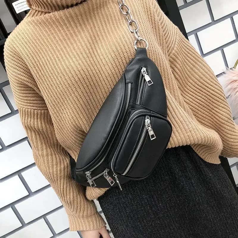 Marsupio multifunzione da donna borse per telefono in pelle moda marsupio piccolo marsupio fresco da donna