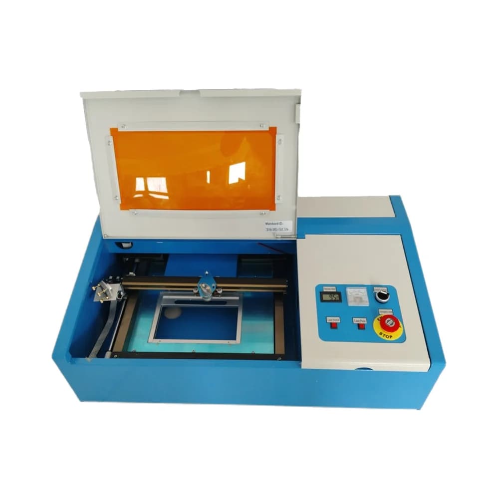 Incisore Laser CO2 KH Mini 40W/50W 3020 USB 300x200mm Raffreddato ad Acqua ad Alta Precisione per Incisione su Legno, Compensato e Timbri in Gomma