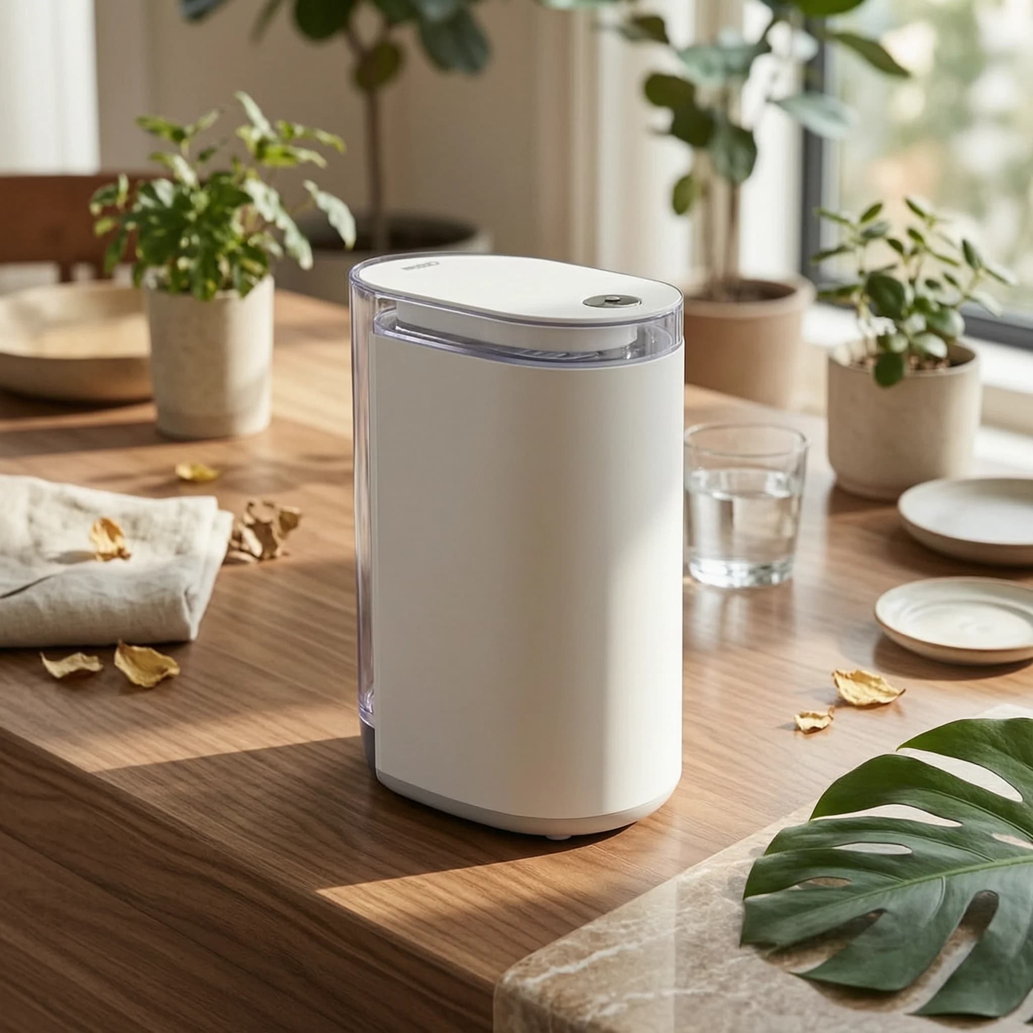 Instant Hot Water Dispenser Touch Control Tabletop Water Dispenser Appliance Rapid Heat Food-Grade for Office Workers, Home Desk