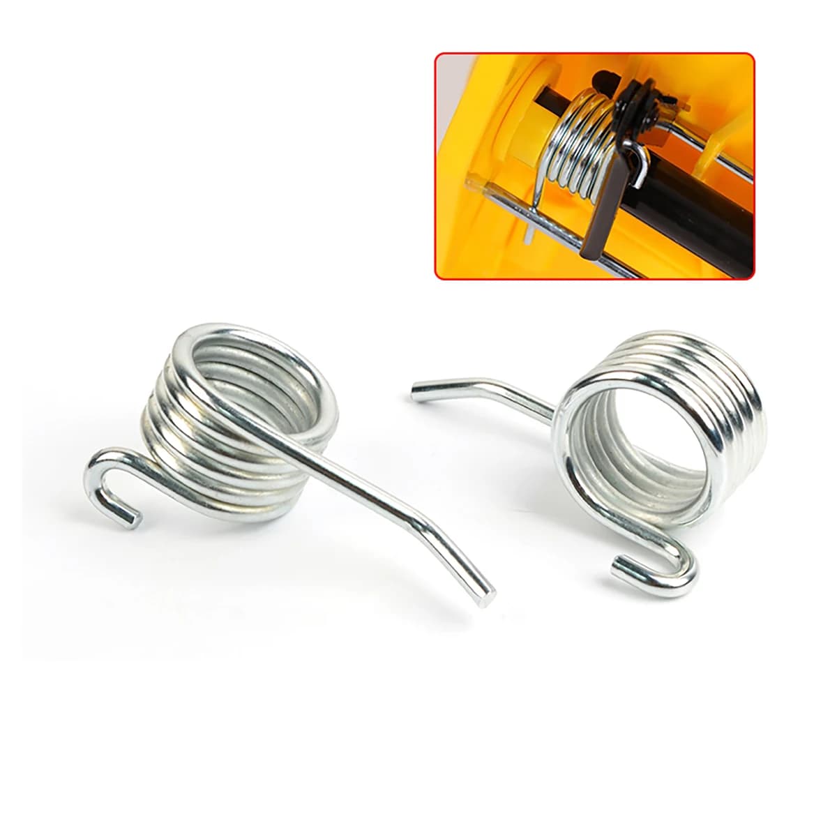 Molla a doppia torsione zincata Premendo l'acqua Ruota Molla di torsione Molla Premendo l'acqua Mop Parti di automobili Filo 4,5 mm Esterno 36 mm