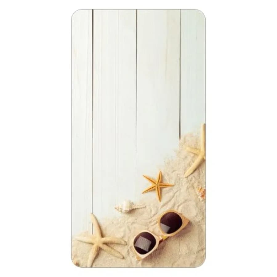 Tappetino Antiscivolo Adesivo per Doccia e Bagno Sandy Deck 16x35 Pollici con Texture Antiscivolo, Facile Installazione e Materiale Durevole