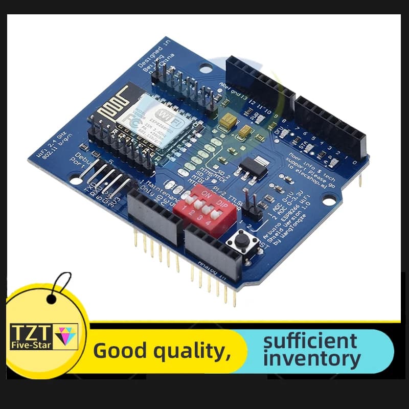 Scheda di sviluppo wireless WiFi UART ESP8266 ESP-12E per Arduino UNO R3 - Moduli e circuiti ONE