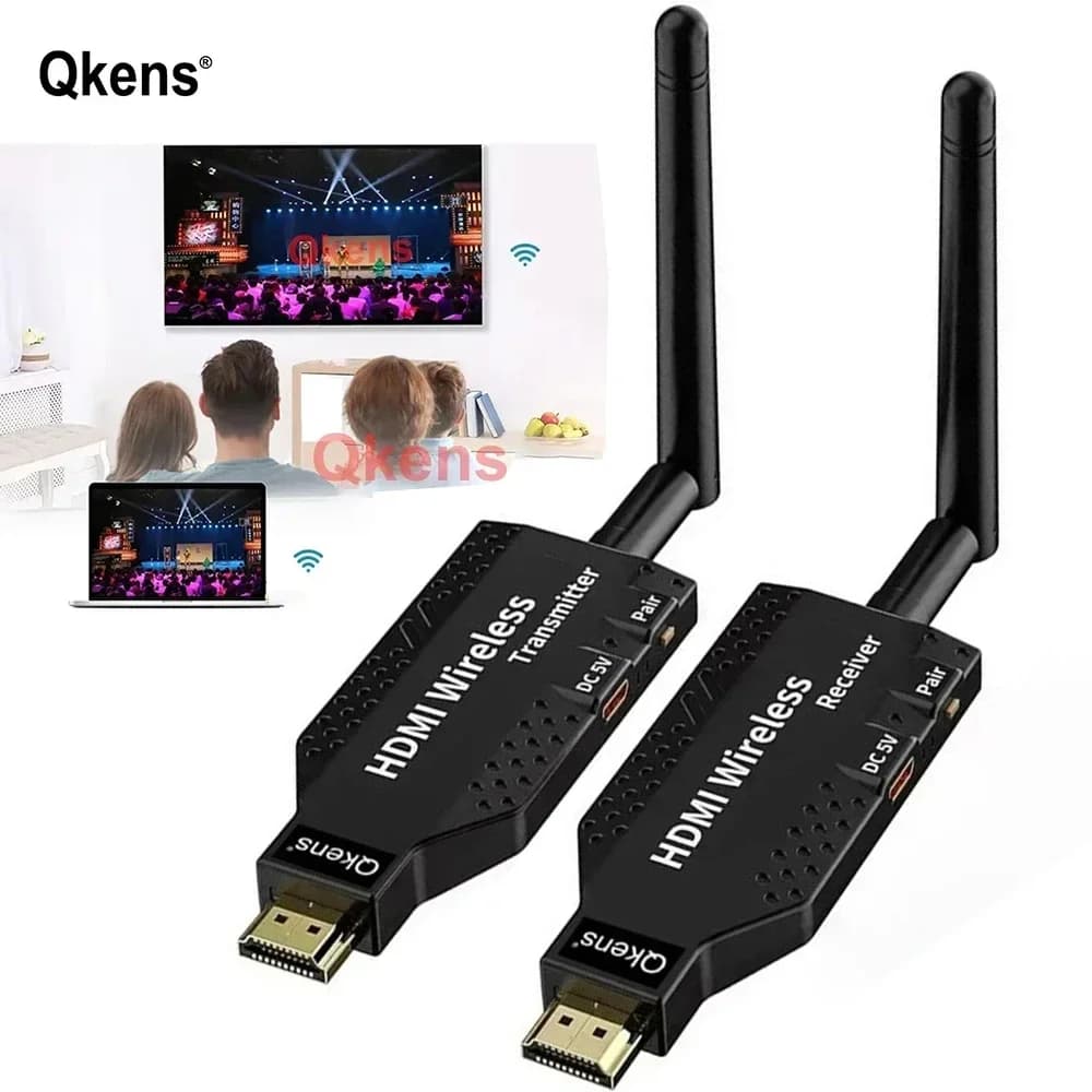 Ricevitore trasmettitore video wireless HD 50M Extender HDMI TV Stick Schermo Condividi Adattatore display per fotocamera DVD PC per proiettore TV